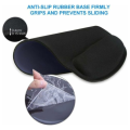 Mouse Pad with Wrist Gel Rest Wrist Mouse Pad Silicone Hand Pillow Pad