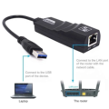 USB 3.0 Gigabit Ethernet 1000Mbps Adapter for Windows PC Mac