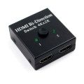 4K Switcher Splitter 2 Ports Bi-Directional 12 / 21 Switch Supports Ultra HD 1080P 3D HDR HDCP
