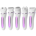 AB-J321 5 in 1 Ladies Electric Shaver Massager Foot Face Cleaner