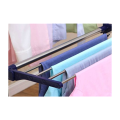 Foldable Multifunctional Clothes Rack Stainless Steel Blue