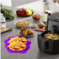 Silicone Air Fryer Mat Reusable Fryer Basket For Kitchen Oven Cooker(color and shape random)