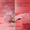 USB Rechargeable LED Multi-function Makeup Fill Light Cartoon Piggy Shape
