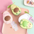 USB Rechargeable Hand-held Cute AvocadoLow Noise Mini Portable Handheld Fan