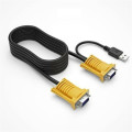 2 in 1 USB VGA KVM Cable