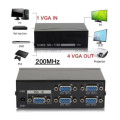 VGA 1 to 4 Port Splitter 200MHz