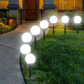 4 PCS LED Solar Garden Lights Camping Waterproof Ground Plug-in Lawn Light Landscape Lights