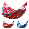 Portable Outdoor Hammock Canvas Stripe Home Swing Camping Garden Hanging Chair