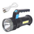 USB Rechargeable LED Waterproof Searchlight Long Life Lightweight Camping Outdoor Flashlight