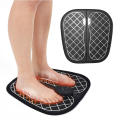 EMS Physiotherapy Foot Massage Mat Folding Portable Electric Vibrating Acupoint Stimulator
