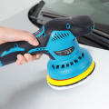 12V Cordless Battery Powered Electric Polisher with 6 Adjustable Speed Handheld Portable Car Waxing
