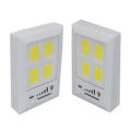 Portable White Waterproof Mini COB Pendant Light Cabinet LED Home Wall Switch Light