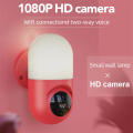 360 Degree Rotating HD Monitor WIFI Remote Control for Wall Lamp Motion Detection Infrared