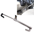 Anti-theft Stainless Steel Telescopic Double Hook Car Clutch Pedal Lock with 3 Keys