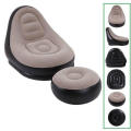 Leisure Reading PVC Flocking Lazy Inflatable Sofa Portable Lazy Outdoor Inflatable Footstool Seat