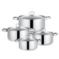 15-Piece Stainless Steel Closed Thickened Kitchenware Cookware Set
