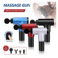 6-Speed Electric Muscle Relaxer USB Rechargeable Sports Massage Gun 4 Heads Fitness Muscle Massage