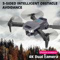 4K HD Folding Aerial Drone High Performance Dual Camera Remote Control with LED
