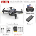 4K HD Folding Aerial Drone High Performance Dual Camera Remote Control with LED