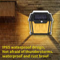 Solar Wall Light Outdoor Waterproof with 3 Lighting Modes Solar Motion Sensor