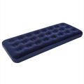 Flocked PVC Camping Single Mattress Inflatable Bed 1.85m x 76cm x 22cm