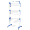 Foldable Clothes Drying Rack Large 3-Tier Clothes Rod with 2 Folding Side Wings