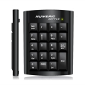 One-Handed USB 19-Key Wired Numeric Keypad for Laptop