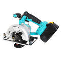 20V Adjustable Brushless Electric Circular Saw Wood Stone Cordless Electric Hand Saw