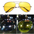 Yellow Polycarbonate Glare Reduction Night Vision Driving Glasses