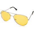 Yellow Polycarbonate Glare Reduction Night Vision Driving Glasses