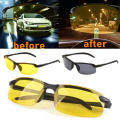 Night Driving Glasses HD Anti-Glare Unisex Vision Polarized Yellow Lenses Tinted