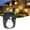 Solar Wall Light Outdoor Wireless Dusk to Dawn Motion Sensor Led Garden Villa Patio Night Light