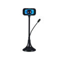 Webcam with Microphone 4 LED Lights Flexible Rotatable Stand