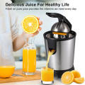 Stainless Steel Electric Citrus Juicer Fruit Extractor With Cone