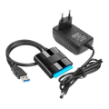 USB 3.0 to SATA Hard Drive Data Converter Adapter