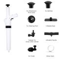 9-in-1 High Pressure Vent Gun Clog Unblocking Tool Powerful Toilet Plunger Cleaner Kit