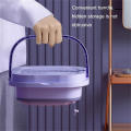 Portable Travel Dormitory Office Folding Centrifugal Washing Machine with Drying Bucket