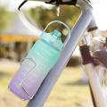 Water Bottle with Straw 2L Portable Leakproof Gallon Water Bottle