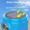 Solar Powered Hanging Camping Light With Torch