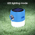 Solar Powered Hanging Camping Light With Torch