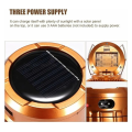 Rechargeable Solar Camping Light with Fan