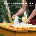Multifunctional Manual Rotary Apple Peeler and Cutter Stainless Steel Blade Fruit Peeler