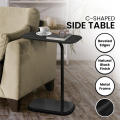 Convenience Concept Oslo Beveled C-Shaped Coffee Table Side Table