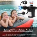 Electric Air Pump Inflator Deflates 3 Nozzles for Airbed Mattress Boat Pool Toy