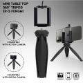 Mini tripod + U-shaped stand Desktop tripod