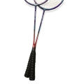 Unisex Iron Alloy Badminton Racquet with Cover