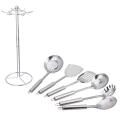 7-in-1 Stainless Steel Cooking and Serving Kitchen Tool Set
