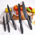 6 Piece Stainless Steel Kitchen Knife Set Chef`s Knife Sushi Knife