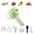 USB Rechargeable Electric Vegetable Cutter 4 in 1