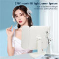 USB Rechargeable 76 LED Makeup Mirror, 3 Color Light Smart Complementary Makeup Mirror